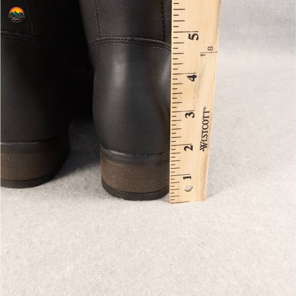 NWT Mellow Walk Vanessa Biker Boots Black Mid-Calf Leather 412109 Women's Sz 8D - Picture 7 of 15